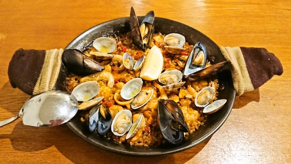 バルにしむらーの＠京都・福知山の魚介のパエリア（２人前）