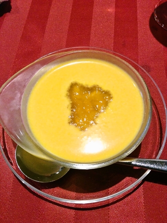 カボチャの冷製スープ