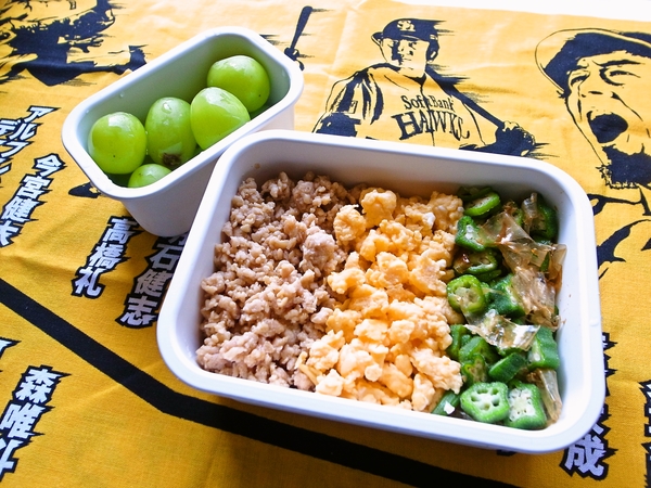 三色そぼろ弁当