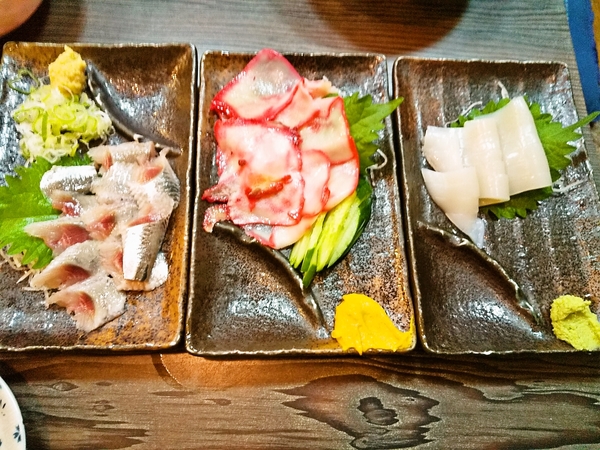 3種のお造り