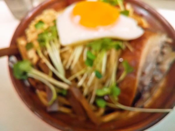 ピンボケラーメン(笑)