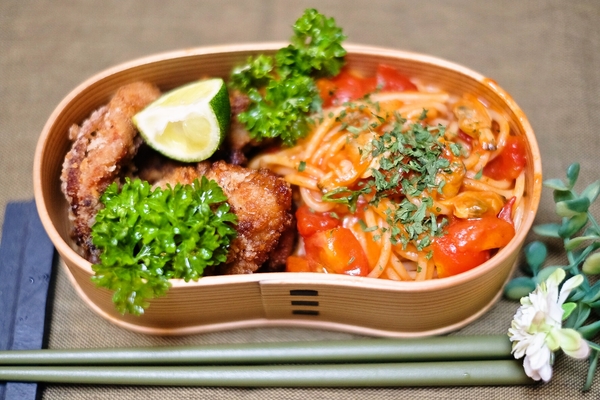 唐揚げスパゲティ