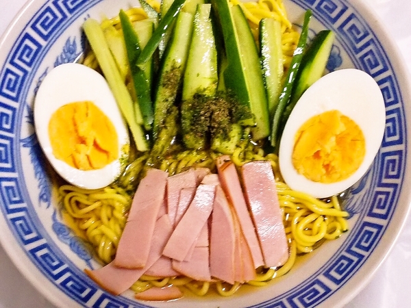 糖質ゼロ麵の冷やし中華
