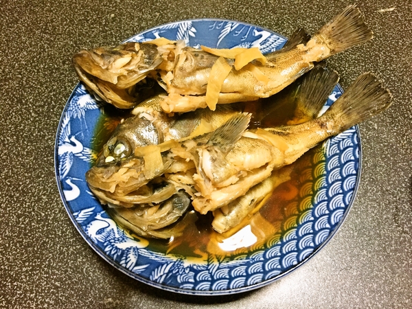メバルのお煮付け　18ｃｍ