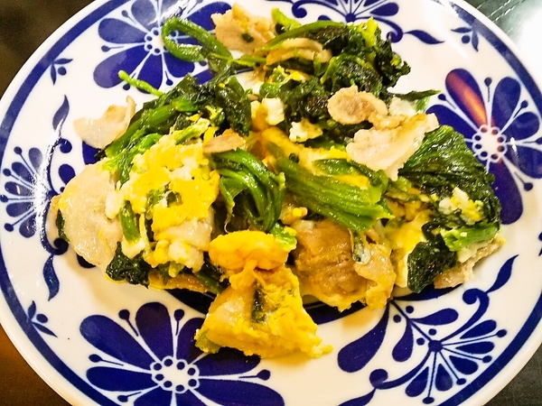 ほうれんそう玉子炒め
