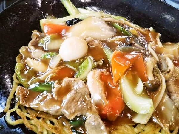 餃子の王将　１０月限定「あんかけ焼きそば」オイスターソース仕立て