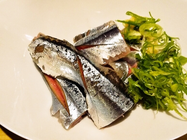 秋刀魚のお造り