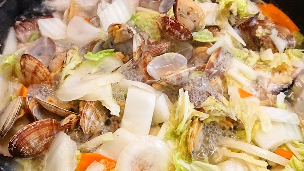 鰆とアサリのさっと煮