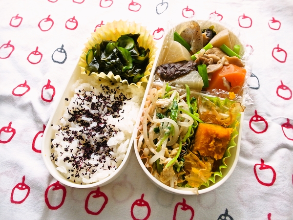 大根の五目煮弁当