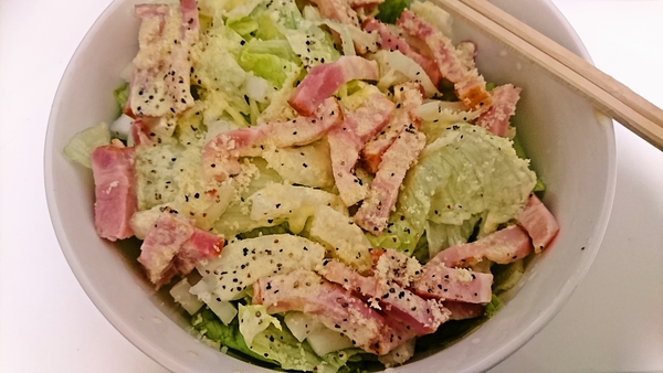 居酒屋のシーザーサラダを目指した