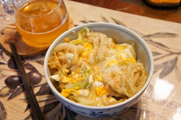 天丼でランチ
