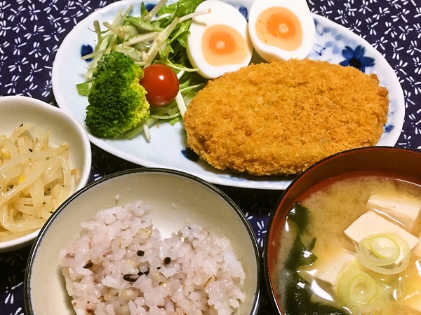 【晩ごはん】コロッケ