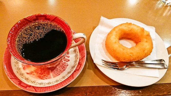 六曜社＠京都のブレンドコーヒー＆ドーナツ