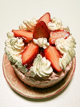 手作りクリスマスケーキ♪