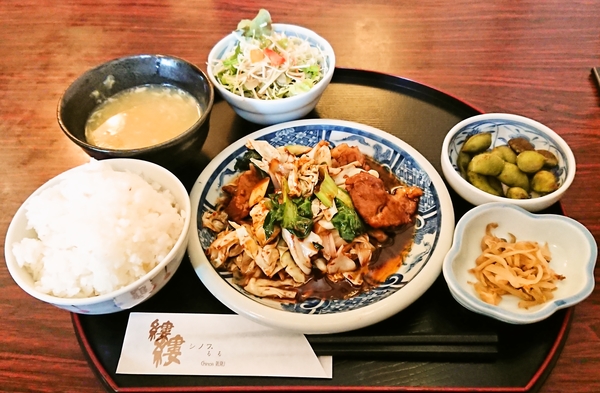 シノワ縷縷＠京都・福知山の日替わりランチ191227