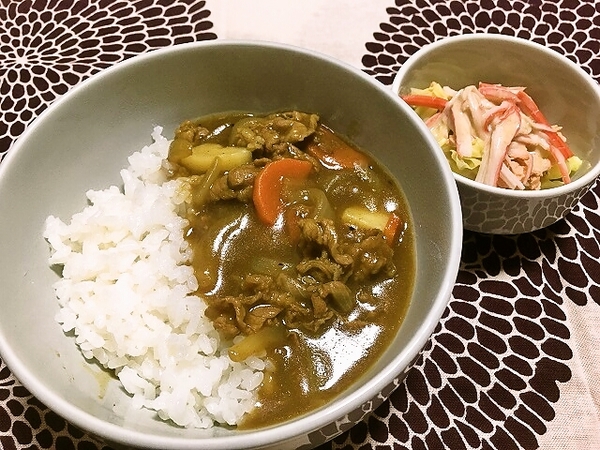 【晩ごはん】カレーライス