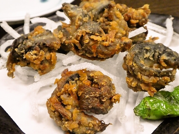 どじょう（どぜう）の唐揚げ