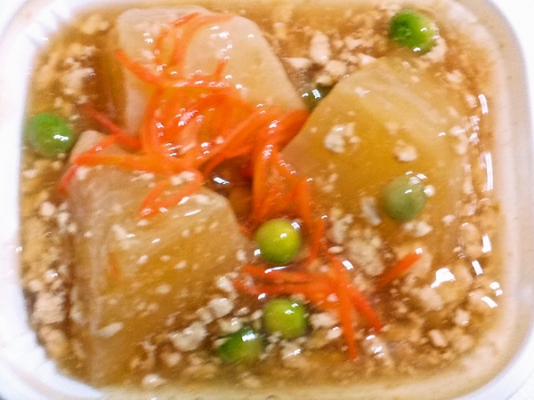 大根のそぼろあんかけ