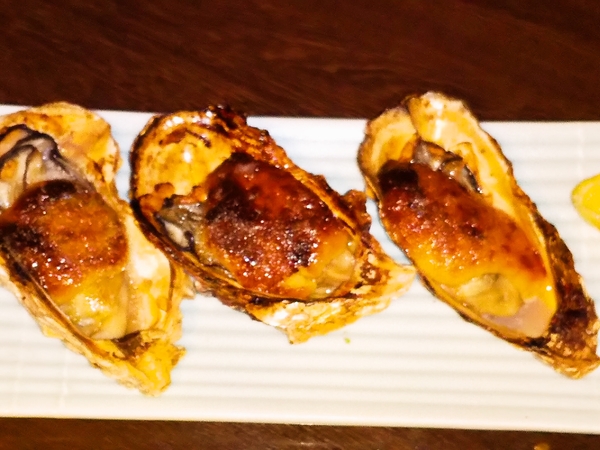 牡蠣の白味噌マヨネーズ焼き