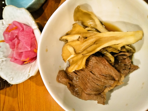 牛肉と舞茸の甘辛煮