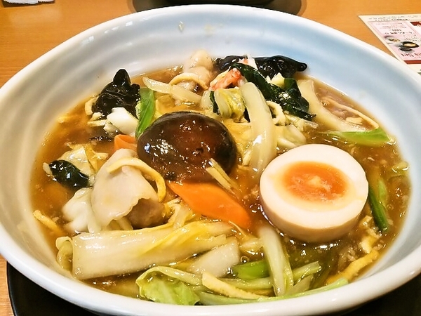 極旨醤油ら～めん一刻魁堂 「五目あんかけら～めん」