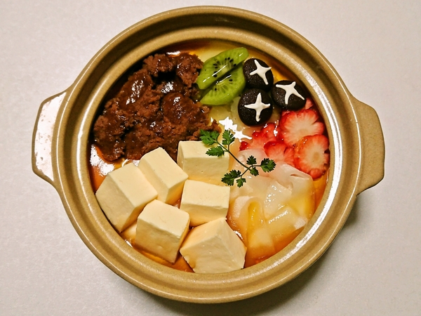 アン．ドンプリ＠京都・福知山の特製「鍋プリン」