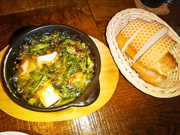 魚介類のアヒージョ