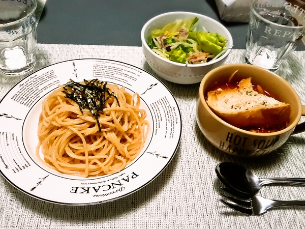 たらこパスタ