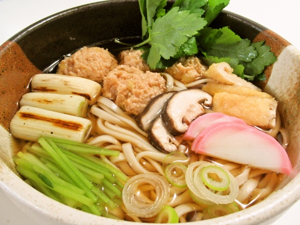 鶏つくねうどん