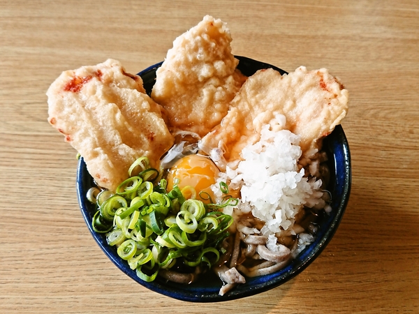 鬼そば屋＠京都・福知山の「とり天玉そば」