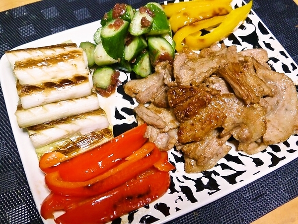 豚バラ肉のさわやか檸檬焼肉♪