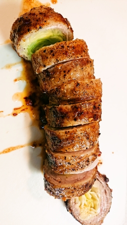 キャベツの肉巻き回鍋肉風