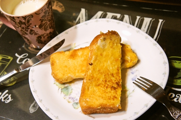 極上フレンチトーストで朝ごはん