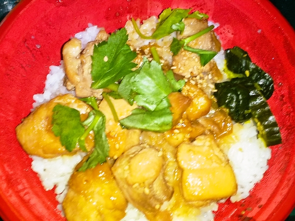 スタミナ鶏丼