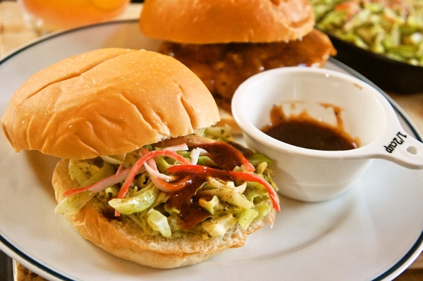 レンチンだけ！オイスターキャベ玉バーガー
