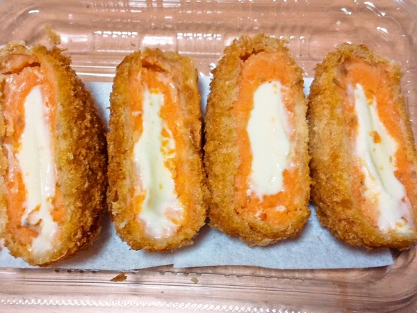 明太子包み揚げチーズソース