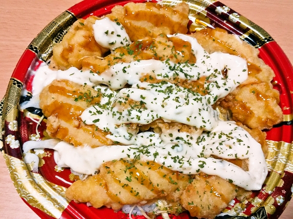 宮崎風鶏天丼!?