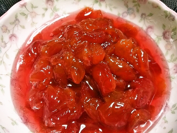 さくらんぼのジャムを作りました