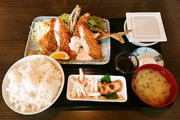 アジフライ定食