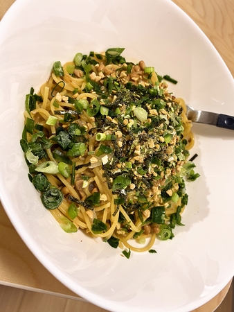 なっとうスパゲッティー
