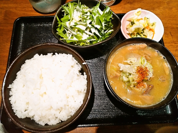 もつ煮定食　ご飯大盛り