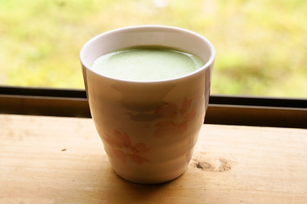 失敗らしい抹茶ラテでおうちカフェ