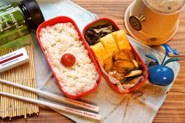 長男が育てた葱を使った焼き鳥弁当