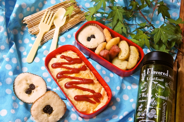 「オムライス弁当」deゆーたんの軽食