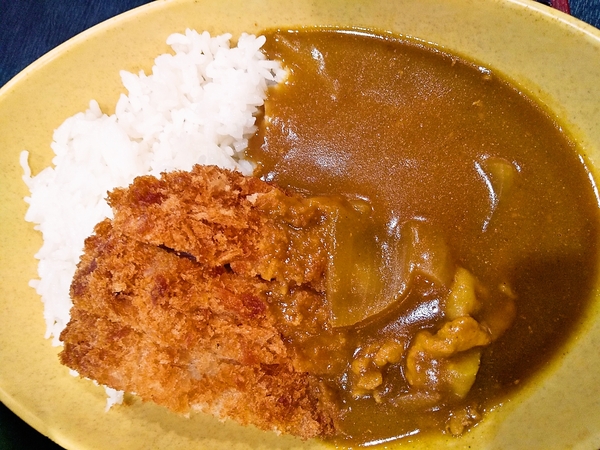 昔ながらのカツカレー