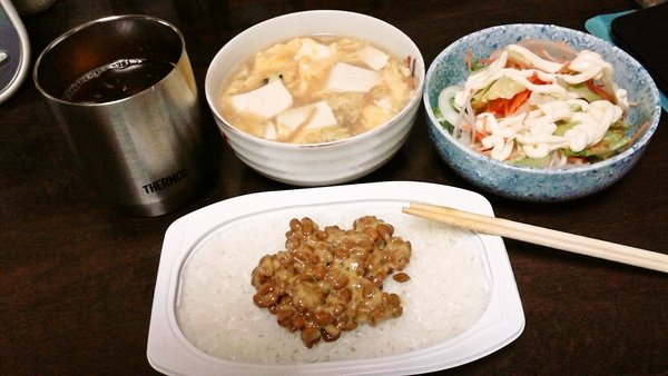 納豆ご飯(@_@)
