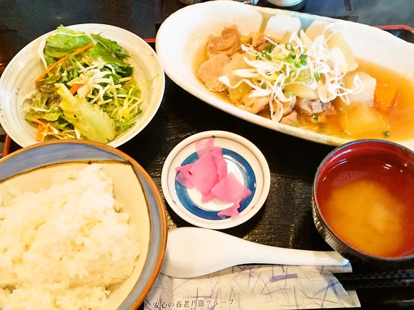 鶏大根定食