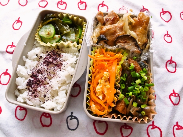 鶏肉とキャベツの塩蒸し焼き弁当