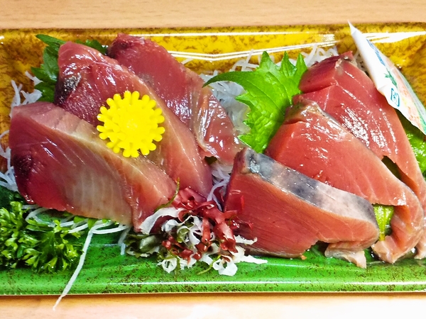 鰹のお造り