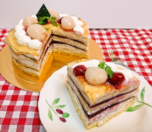 ABCクッキング ライチとフランボワーズのミル・クレープ
